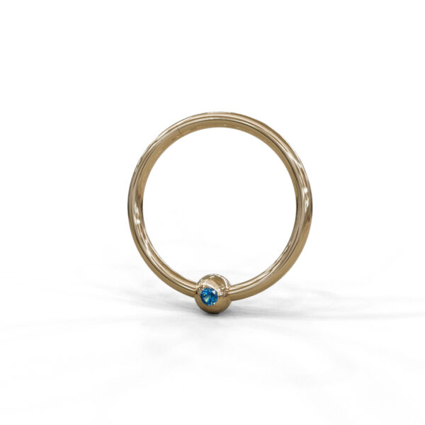 NKlaus Orecchino Singolo Vichingo Creolo In Argento 925 Con Nodo Celtico E Pallina - Diametro 18,7mm - Gioiello Uomo E Donna, Regalo Originale