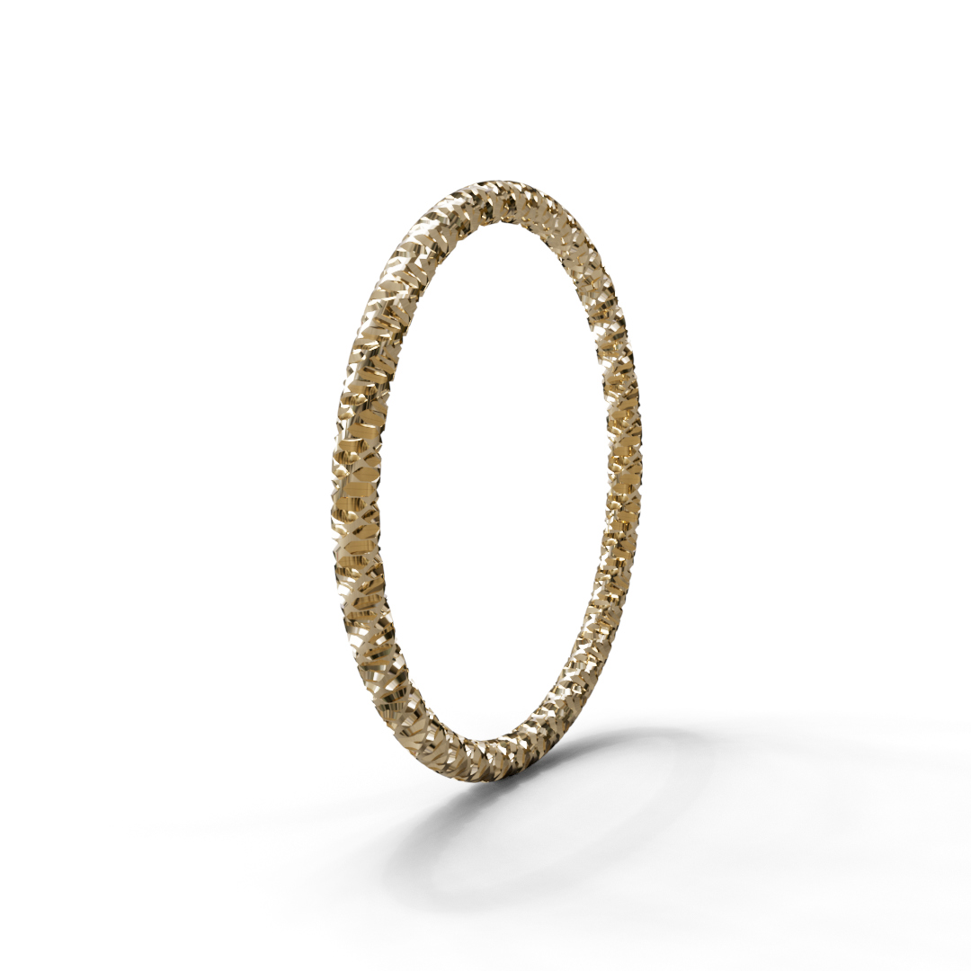 Anello fedina diamantata, made in italy by breezy