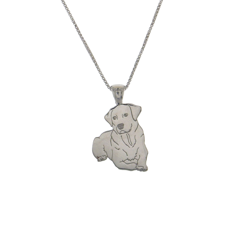 Collana in Argento 925 – Amico a 4 Zampe (Labrador)