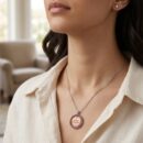 Collana Niente è Impossibile argento indossata, made in italy by breezy
